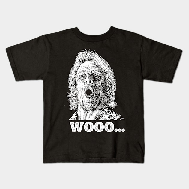 Wooo Ric Flair Kids T-Shirt by nasib